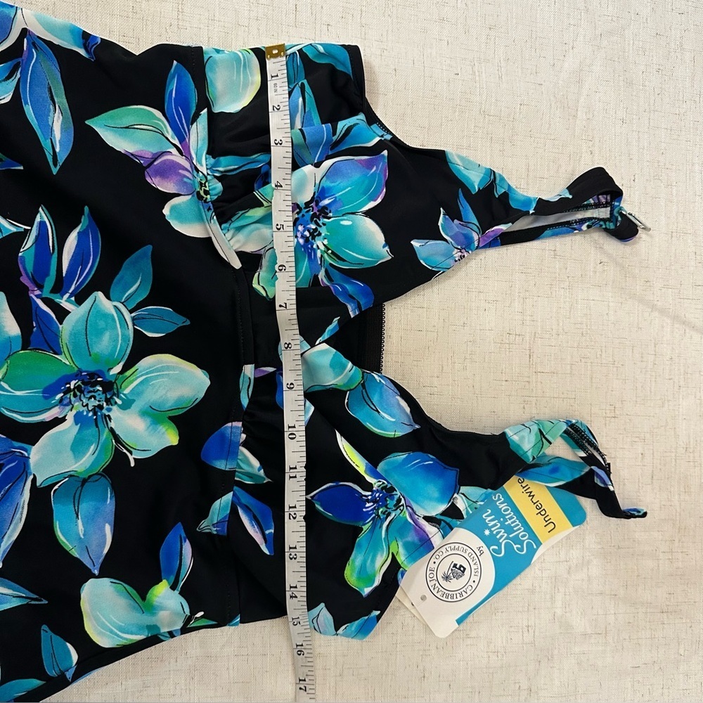 Caribbean Joe Blue One Piece Swimwear ๐ดโ๏ธ - Picture 5 of 13